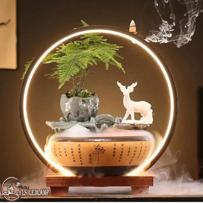 Fountain LED Deer Story set