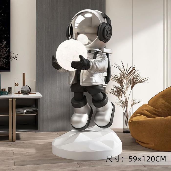 Little Astronauts Moon Lamp uk.59x120cm