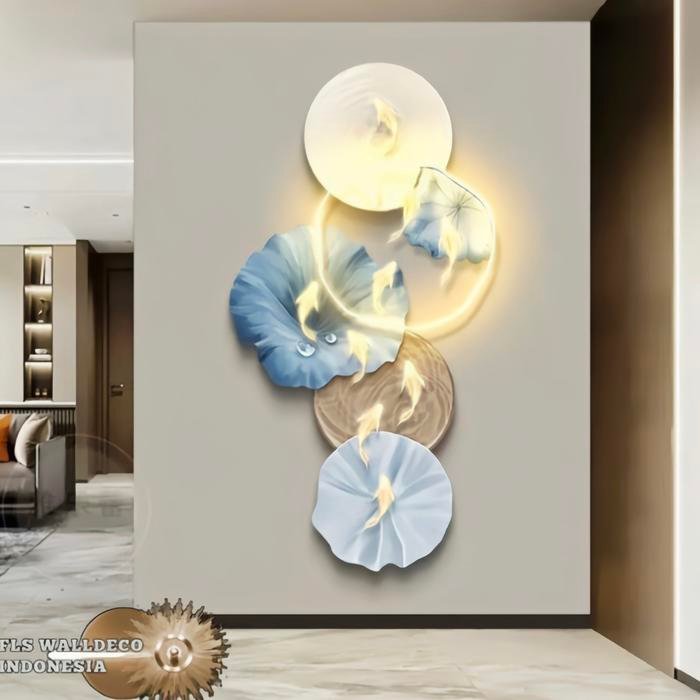 Wall Deco Pond's Gold Fish led set