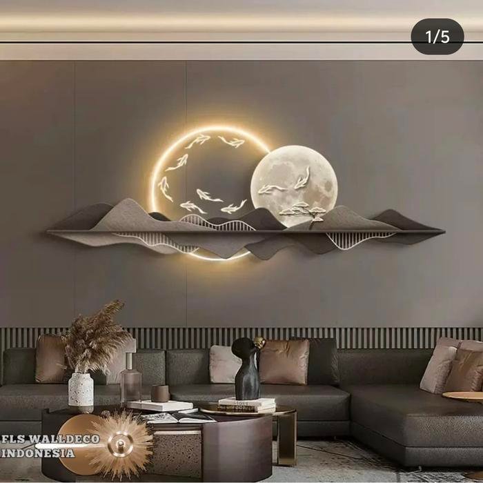 Wall Deco Contempo Lunar Koi's