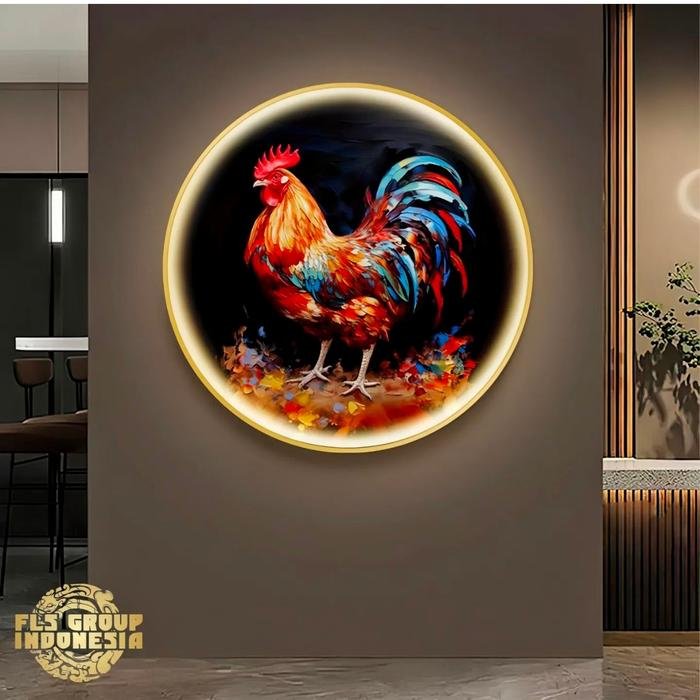 FLS Painting LED Golden Rooster series B