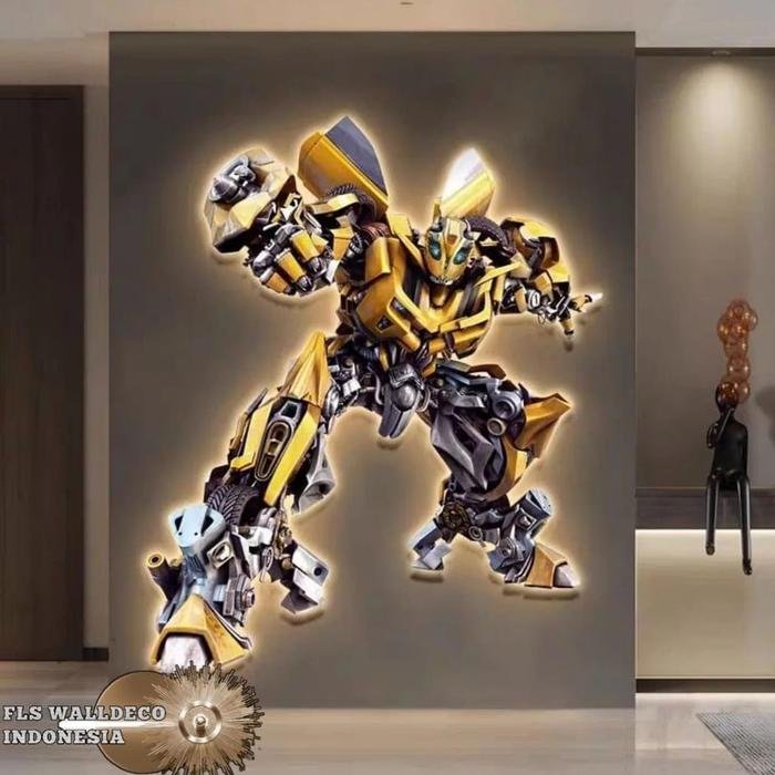 Wall Deco Bumblebee Transformer