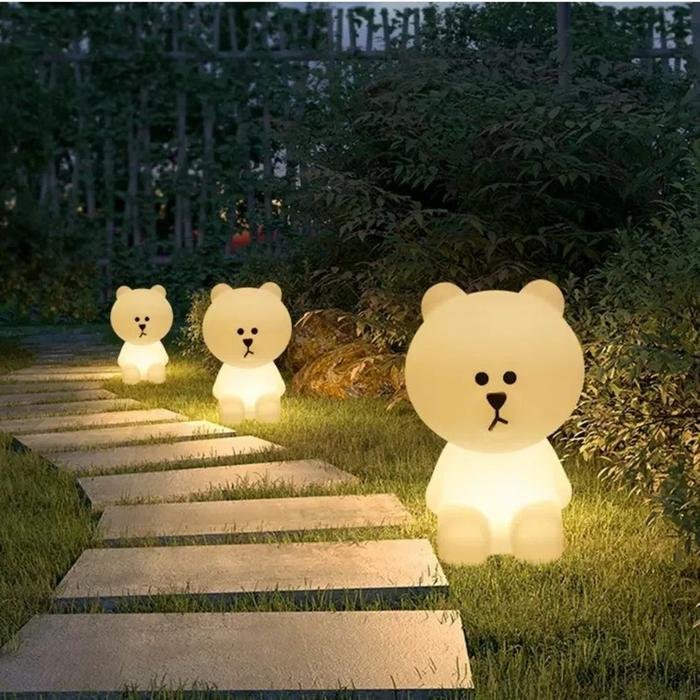 Lampu Mr. Bear (Solar Charging)