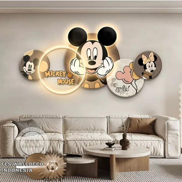 Wall Deco Mickey LED Set A