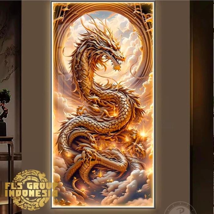 Painting LED Fero Sky Dragon Frame Gold set