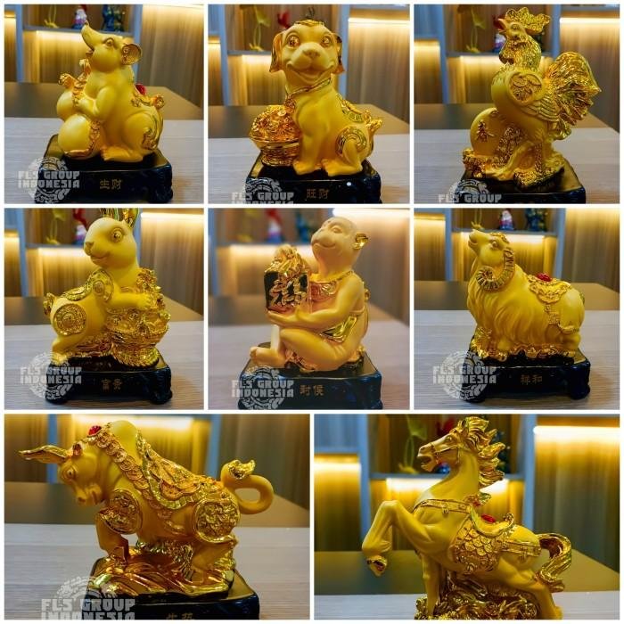 Pajangan 12 Shio Goldsands uk.L