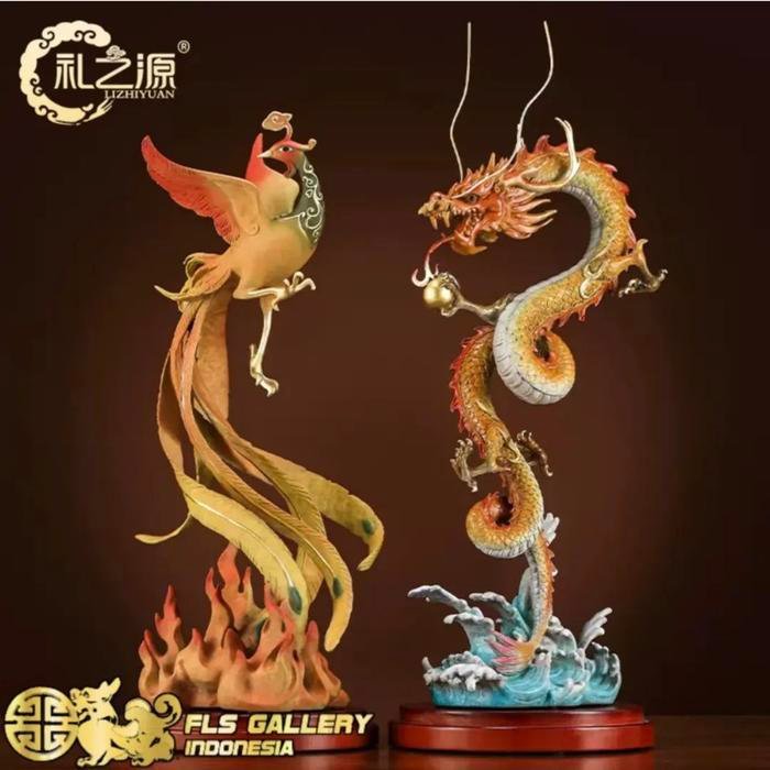 Bronze Dragon (Chu Sui Jiao Long) & Phoenix (Yu Huo Feng Huang)