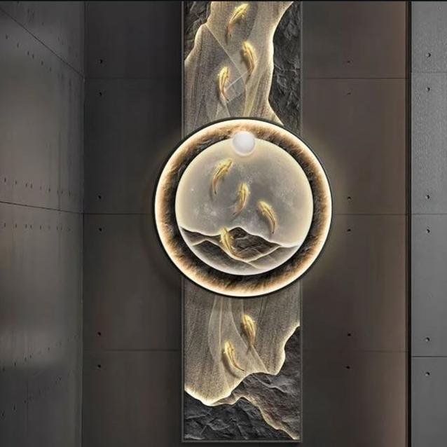Koi Present Wall Deco uk.60x160cm