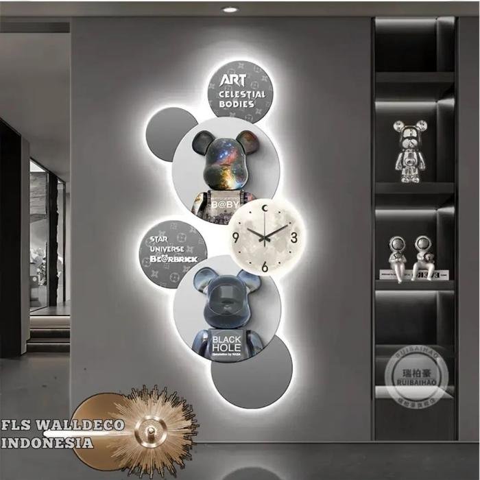 Wall Deco B3@rbricks Bubble Clock