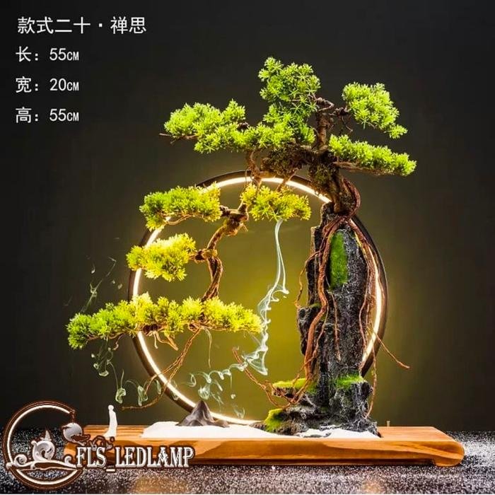 Bonsai Scenery Feature LED Cliff