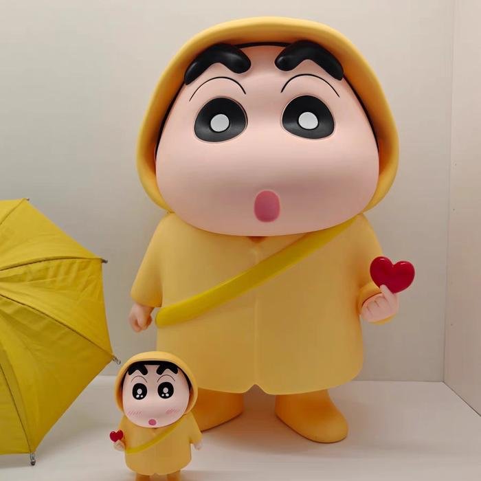 Crayon Shinchan Yellow Raincoat 40cm