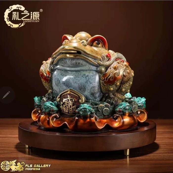 Bronze Can Chu (Zao Cai Jin Bao) Premium uk 19x19cm