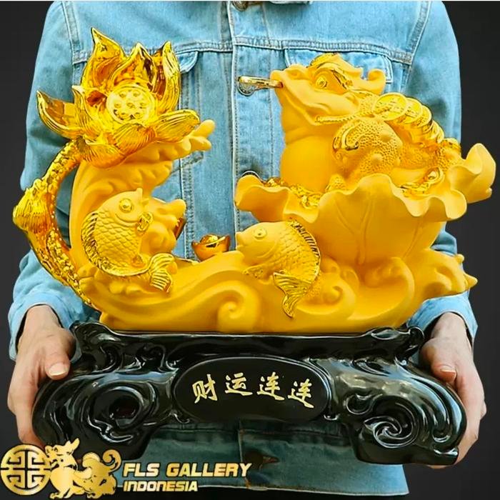 Pajangan Fengshui Cai Yun Lian Lian uk.36x18x35cm
