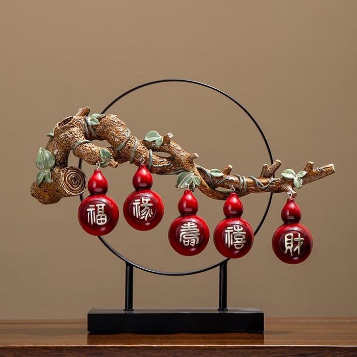 Pajangan Fengshui 5 Fu Ling Men (Fu Lu Shou Xi Cai)