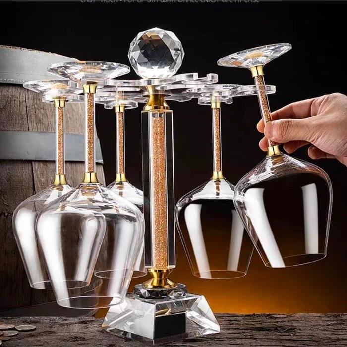 Roxy Wine Glass set 8pcs (Rose Gold)