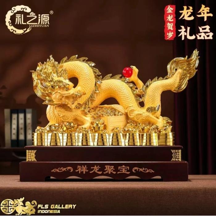 Pajangan Fengshui GS Dragon (Xiang Long Ju Cai)