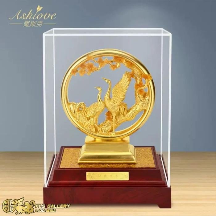 Souvenir Premium GoldFoil 24K Song He Yan Nian uk.21x13.5x28cm