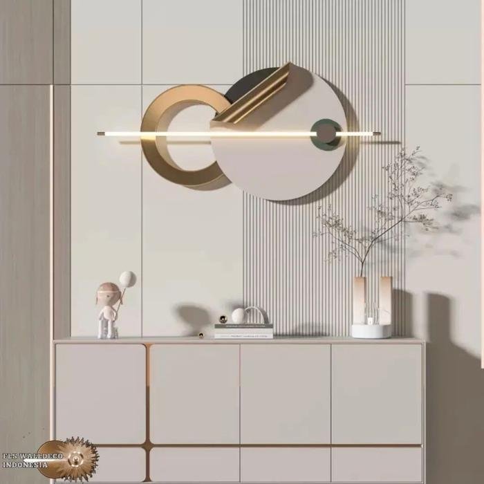 Wall Deco Contemporer Sphere LED Metal